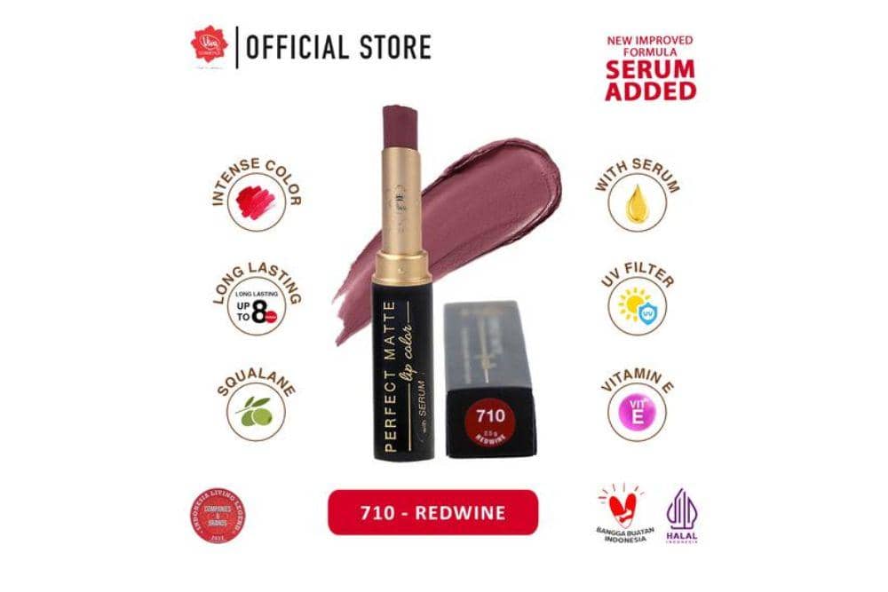 lipstik warna burgundy