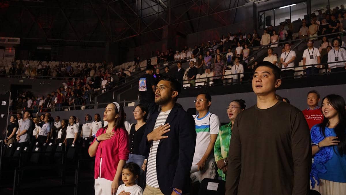 Antusiasme ribuan fans dalam acara 'Make Your Moment: Dari Bulu Tangkis Untuk Semua'. (Dok. OPPO Indonesia)