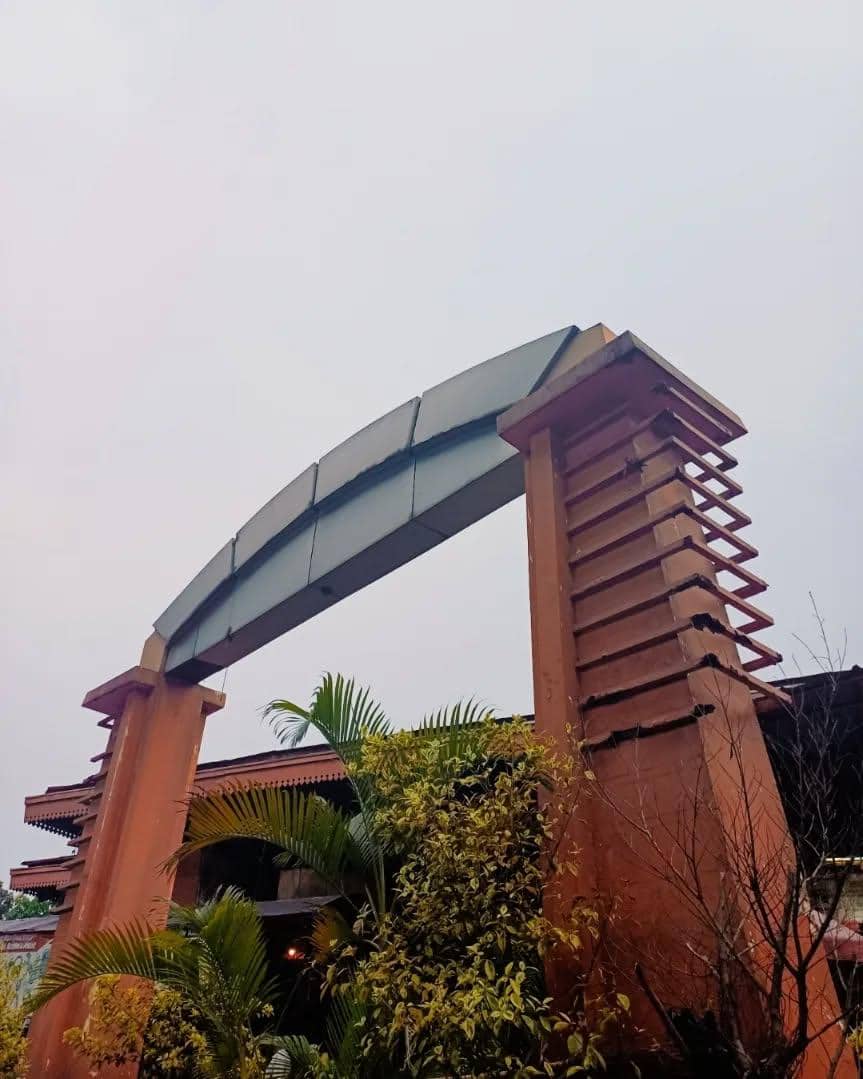 Potret gapura Pasar Taman Puring. (instagram.com/vikiaruswand3428)