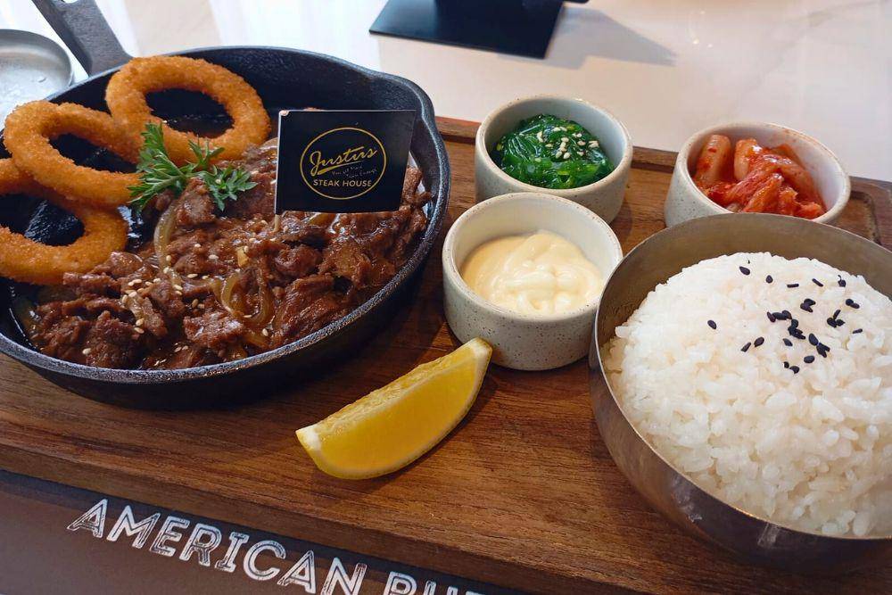 Menu Beef Tenderloin Teriyaki yang ada di Justus Steakhouse Lebak Bulus. (Dok. POPBELA.com/Evelyn Anggraini)