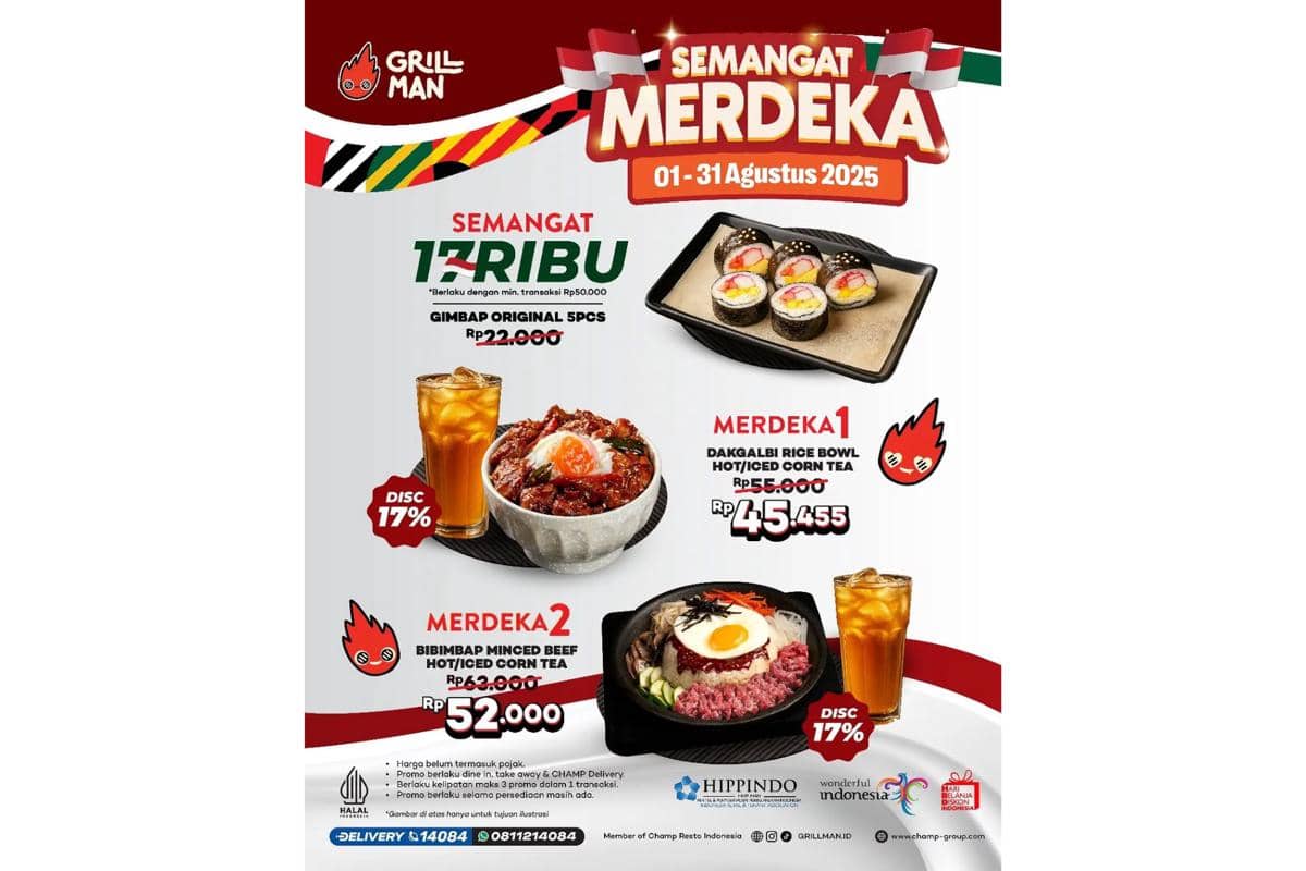 Promo 17 Agustus dari Grillman