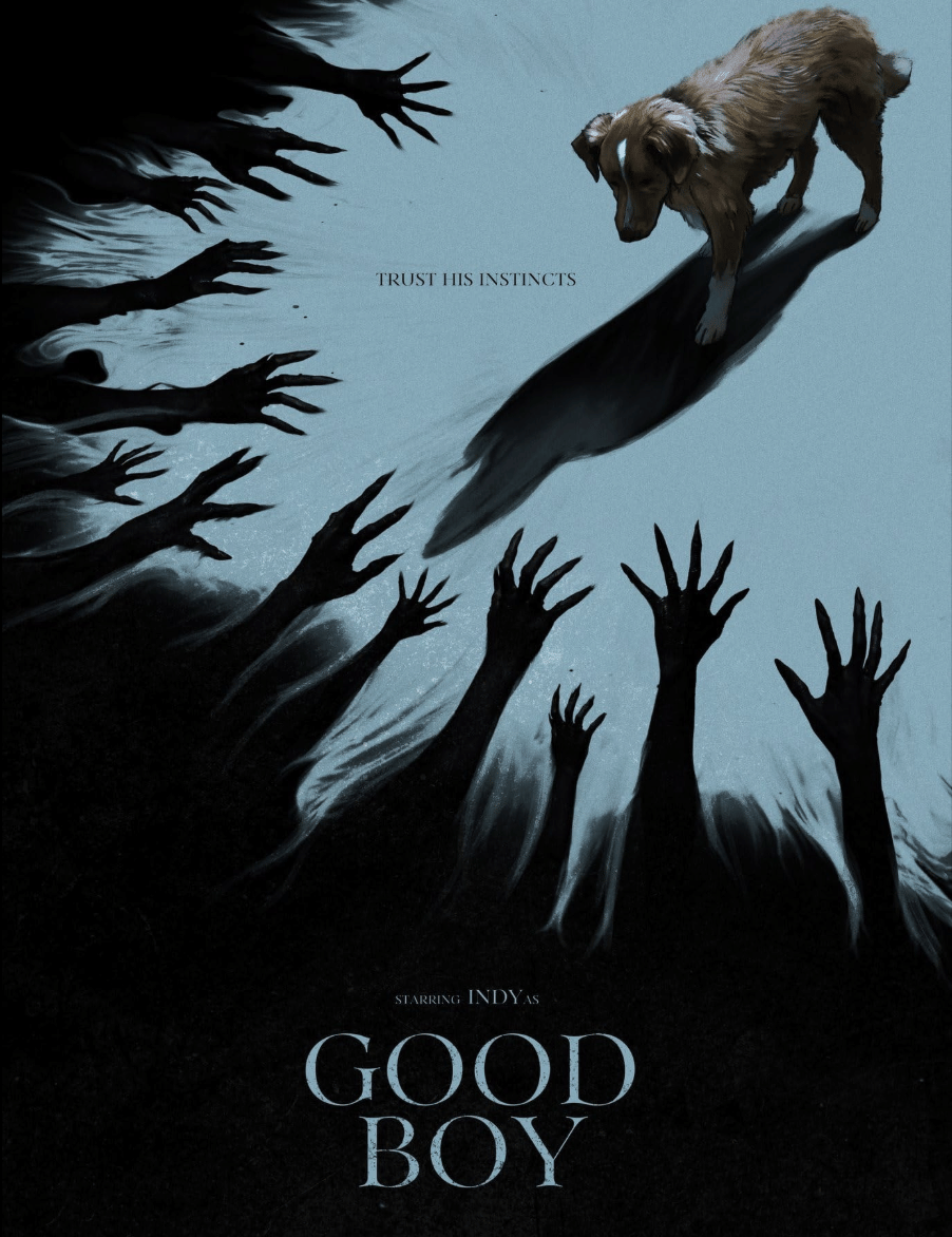 Poster film 'Good Boy'. (dok. Shudder/Good Boy)