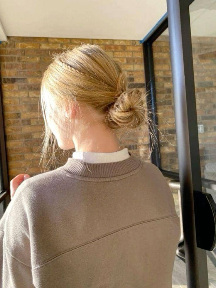 inspirasi bun hairstyle