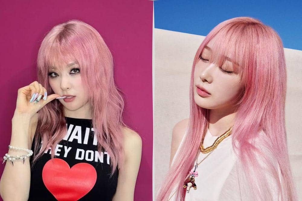 Seulgi 'Red Velvet' dan Giselle 'aespa'