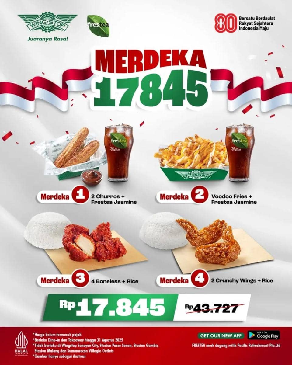 promo makanan dan minuman HUT RI 2025