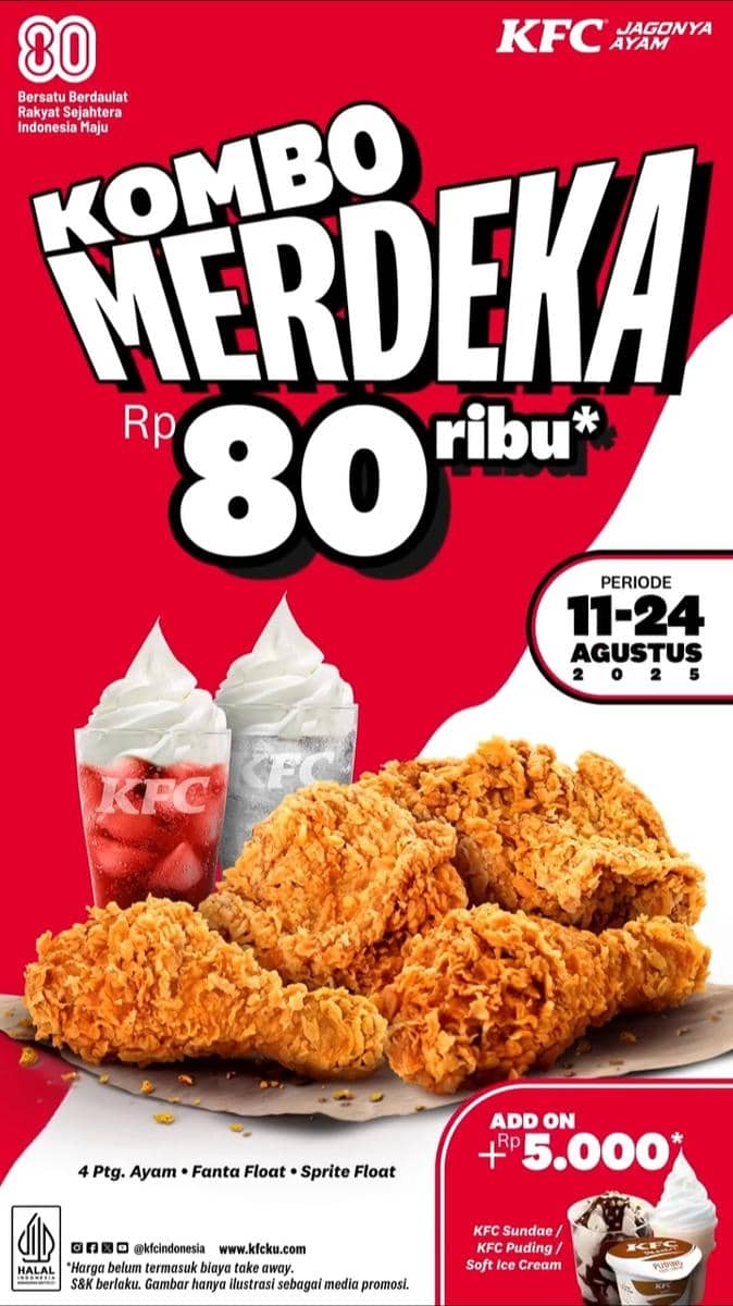 promo makanan dan minuman HUT RI 2025