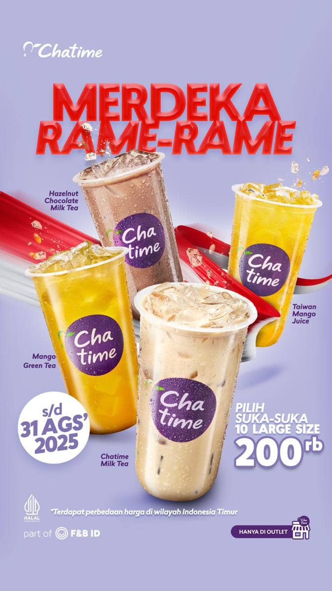 promo makanan dan minuman HUT RI 2025