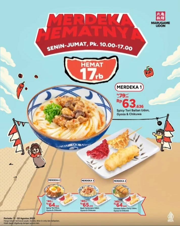 promo makanan dan minuman HUT RI 2025