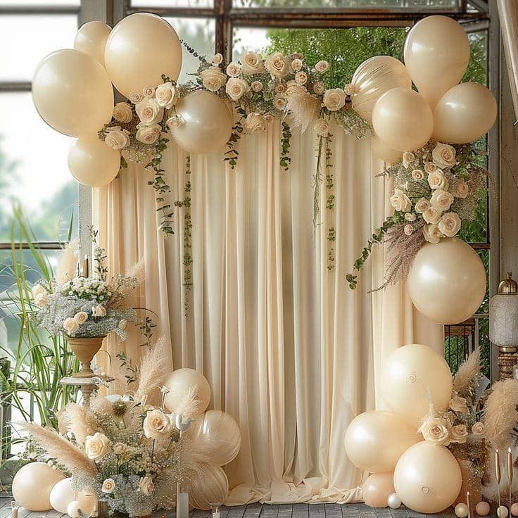 Dekorasi lamaran sederhana