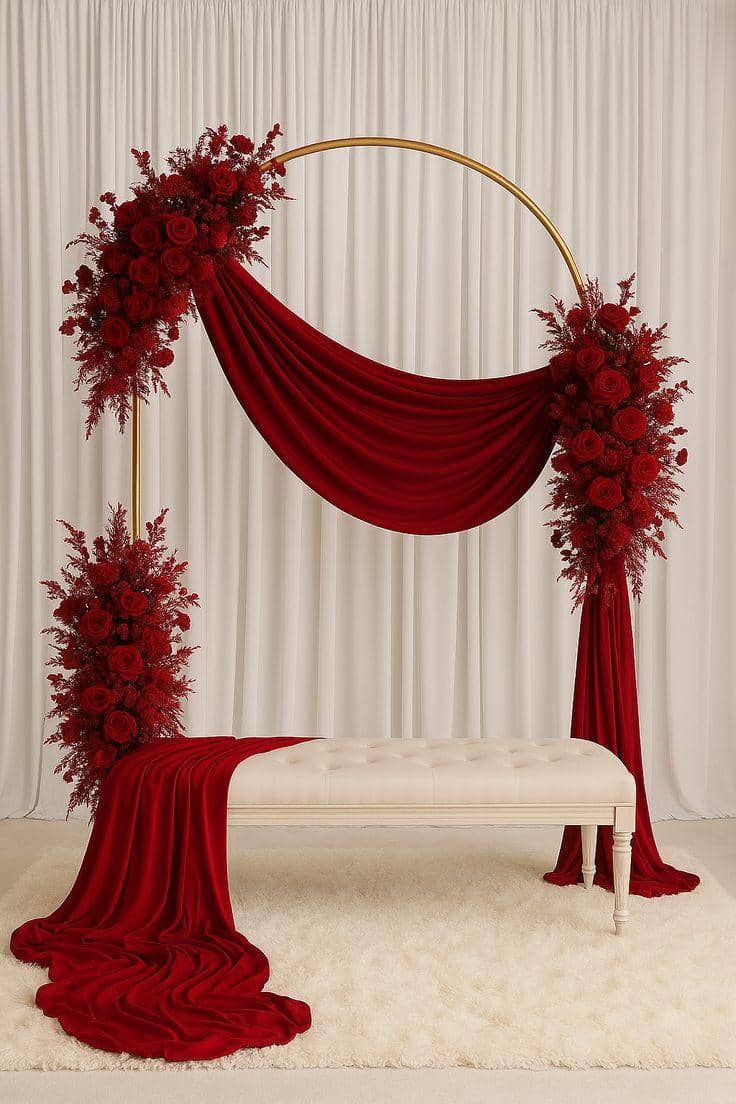 Dekorasi lamaran sederhana