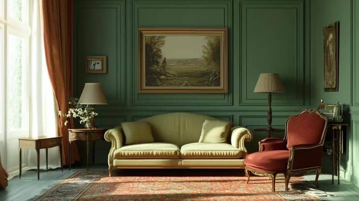 Cat warna hijau cocok dengan warna apa