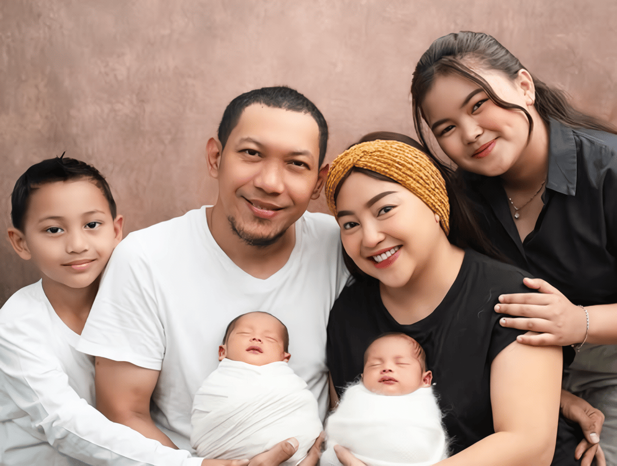 Potret keluarga Mpok Alpa