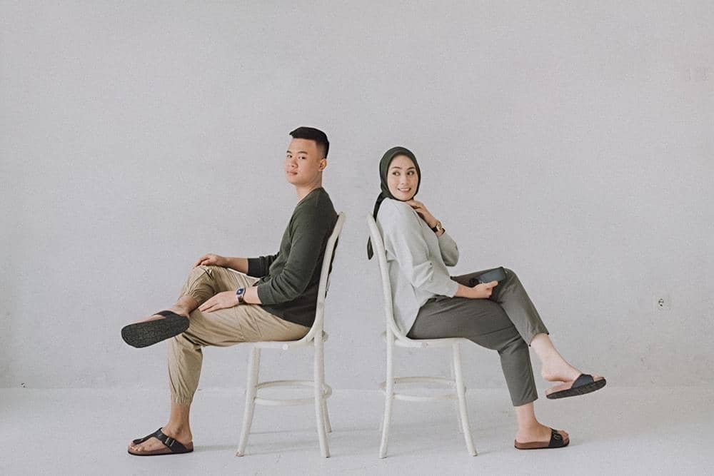 ilustrasi foto prewedding (pinterest.com)