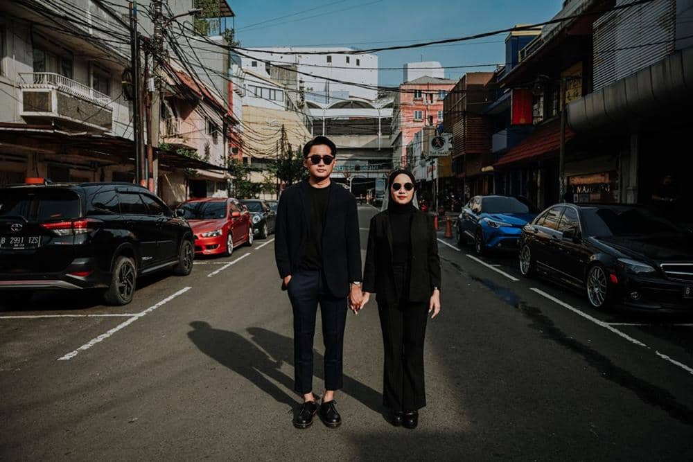 ilustrasi foto prewedding (pinterest.com)