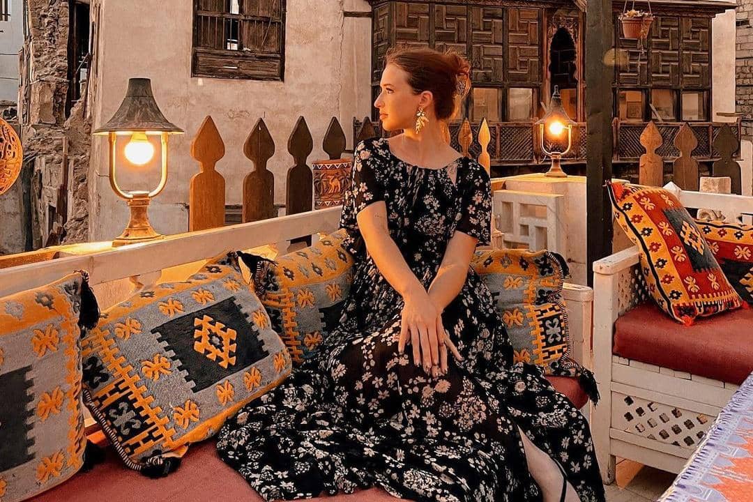 Woman enjoys Al Balad, Jeddah's historical district.jpeg