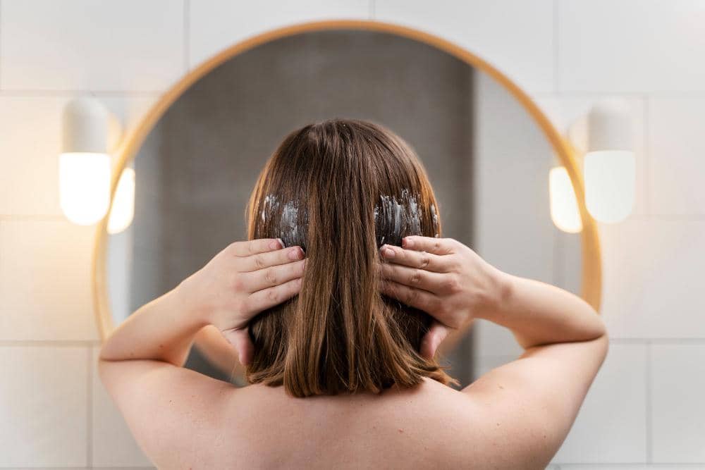 Ilustrasi hair mask 