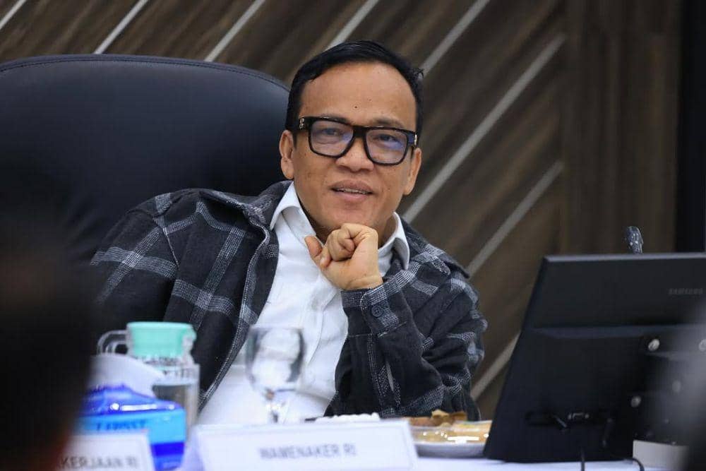 Potret Immanuel Ebenezer saat menghadiri Rapat Pimpinan di Wisma Kementerian Ketenagakerjaan, Ciloto. (instagram.com/immanuelebenezer)