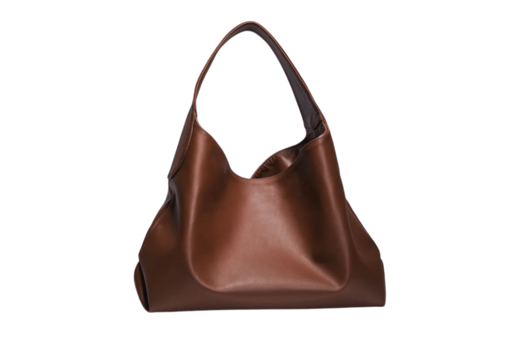 Leather hobo bag