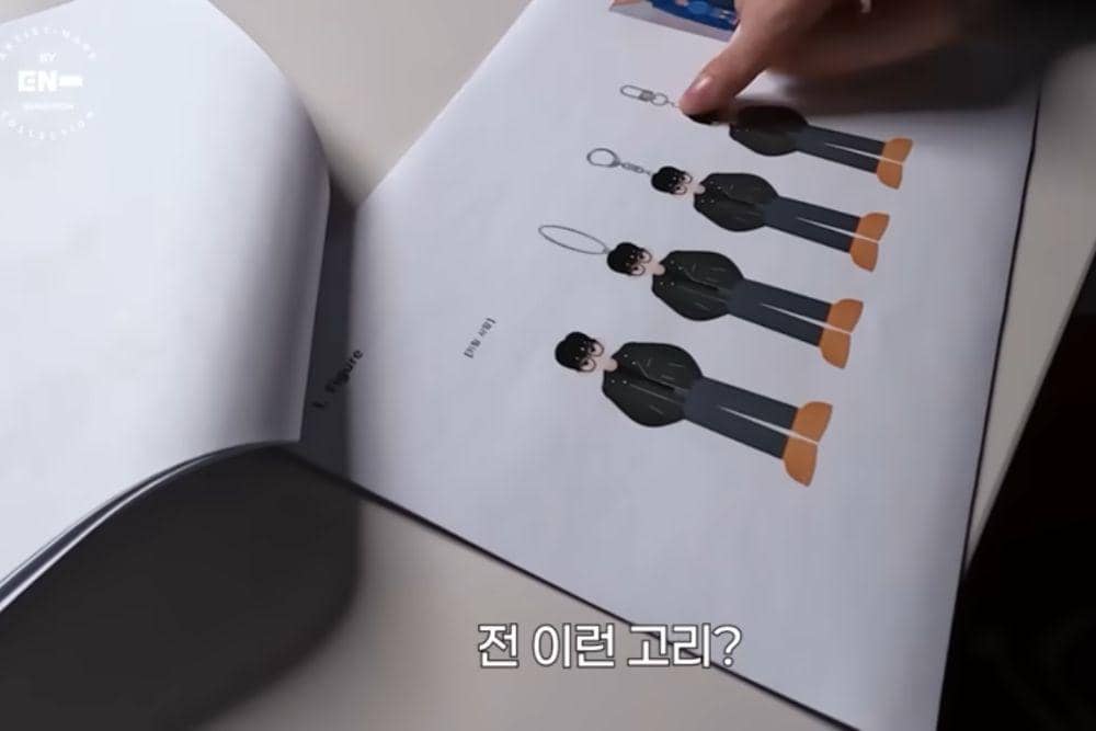 Tangkapan layar dari video "Artist-Made Collection by EN- Making of Log : SUNGHOON". (youtube.com/ENHYPEN)