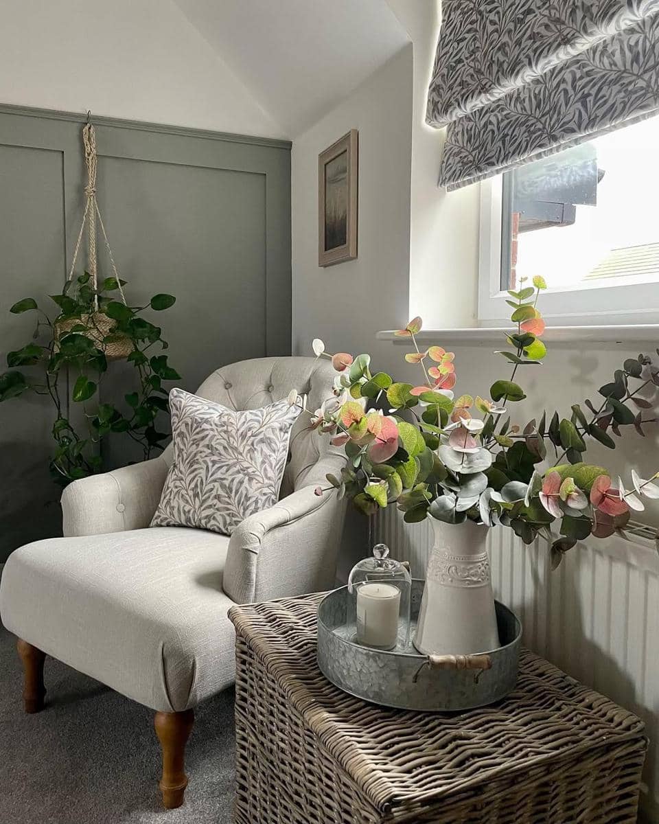 Ide dekor rumah rustic flowery