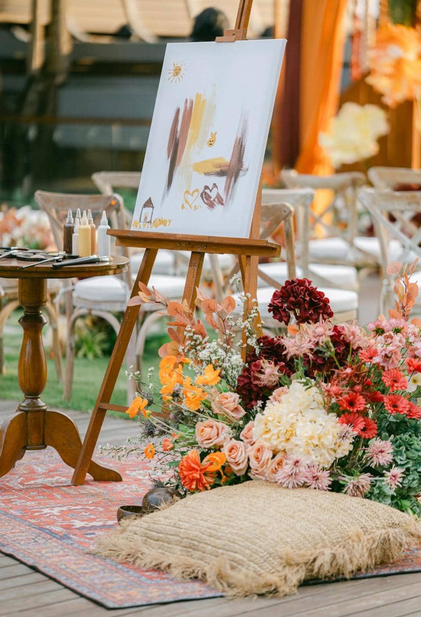 Ide dekor rumah rustic flowery