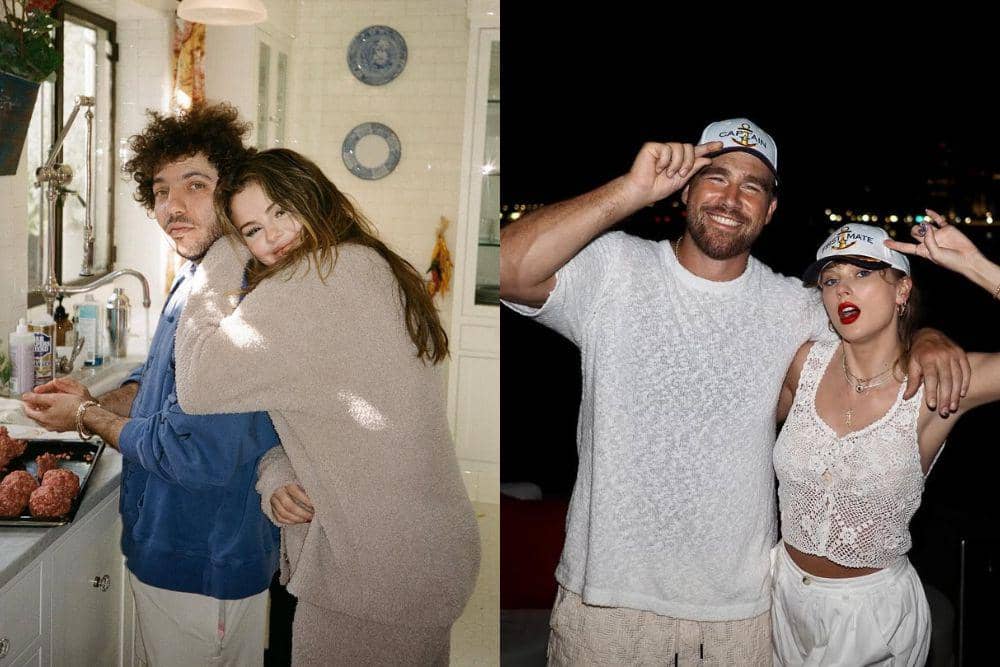 Selena Gomez-Benny Blanco & Taylor Swift-Travis Kelce