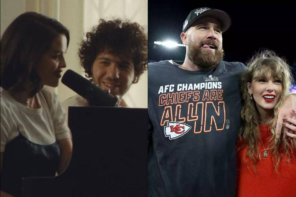 Selena Gomez-Benny Blanco & Taylor Swift-Travis Kelce