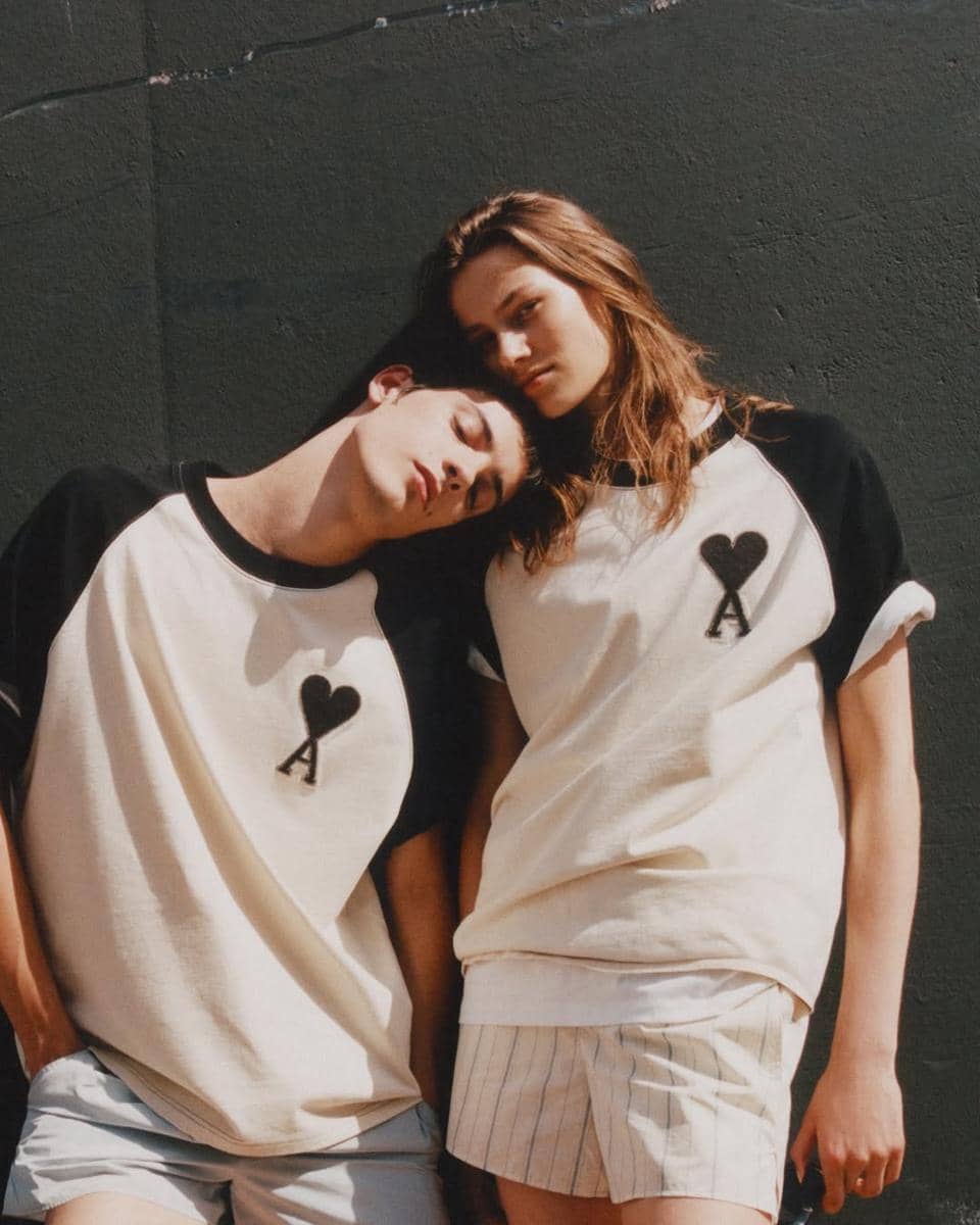 Matchy, but make it Ami. AMI de Cœur in black and white, unisex, timeless, and made to go togeth.jpg