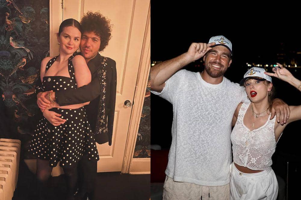 Selena Gomez-Benny Blanco & Taylor Swift-Travis Kelce