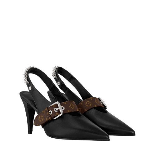 sepatu high heels Louis Vuitton