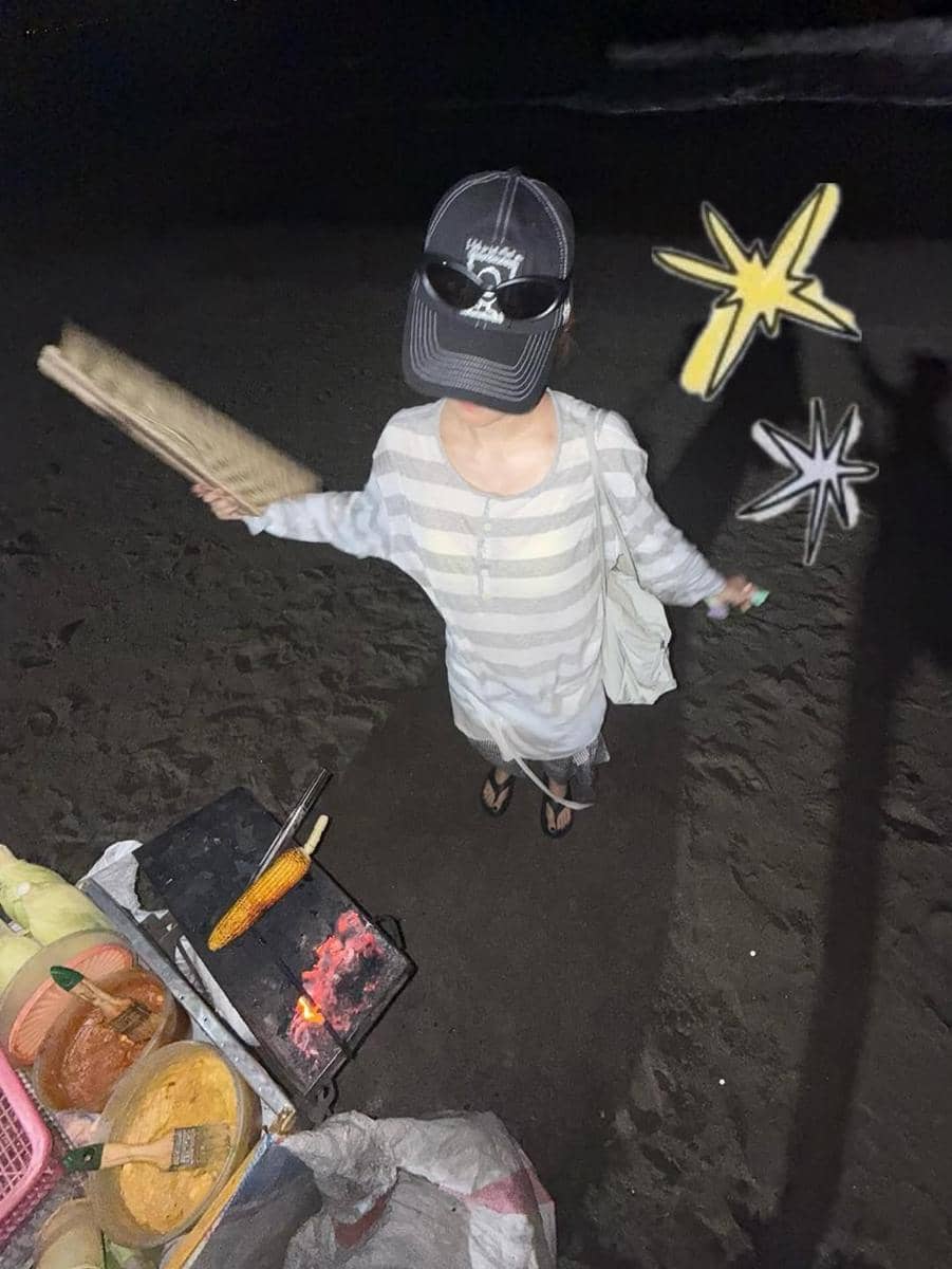 Potret Seulgi Red Velvet liburan di Bali. (instagram.com/hi_sseulgi)