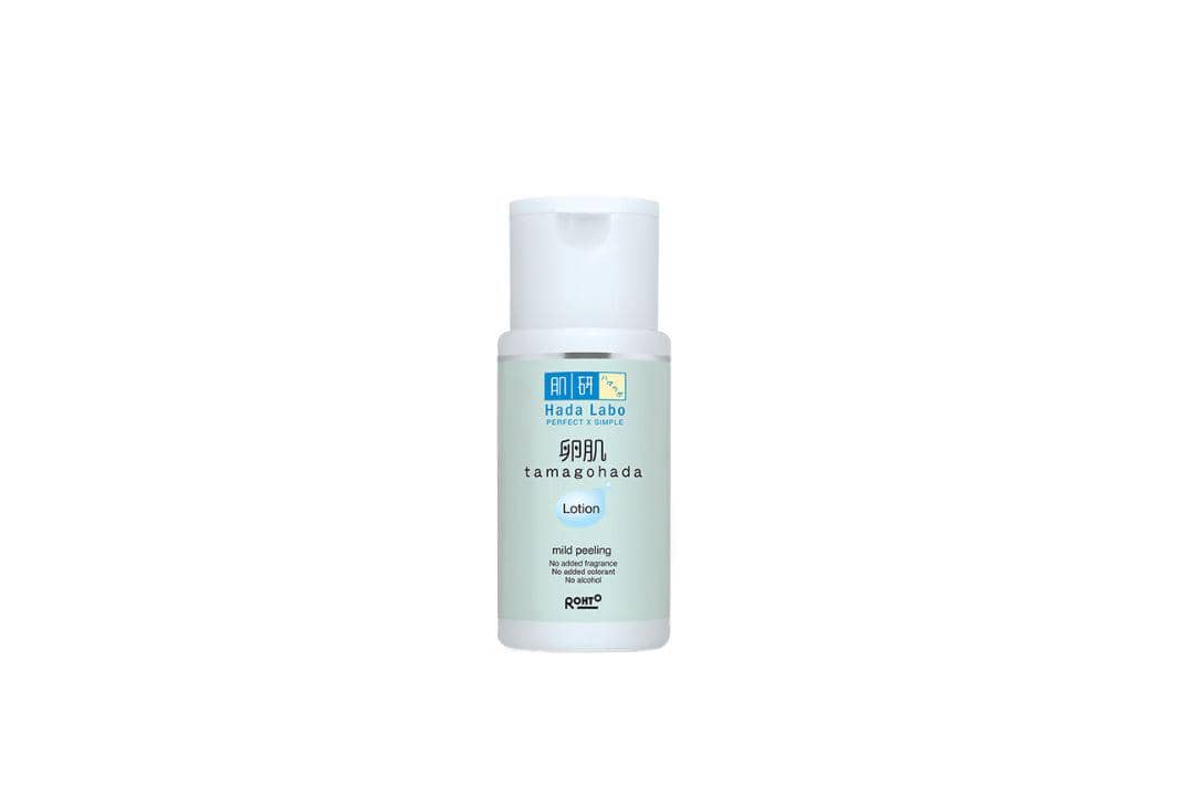 Potret Hada Labo Tamagohada Mild Peeling Lotion