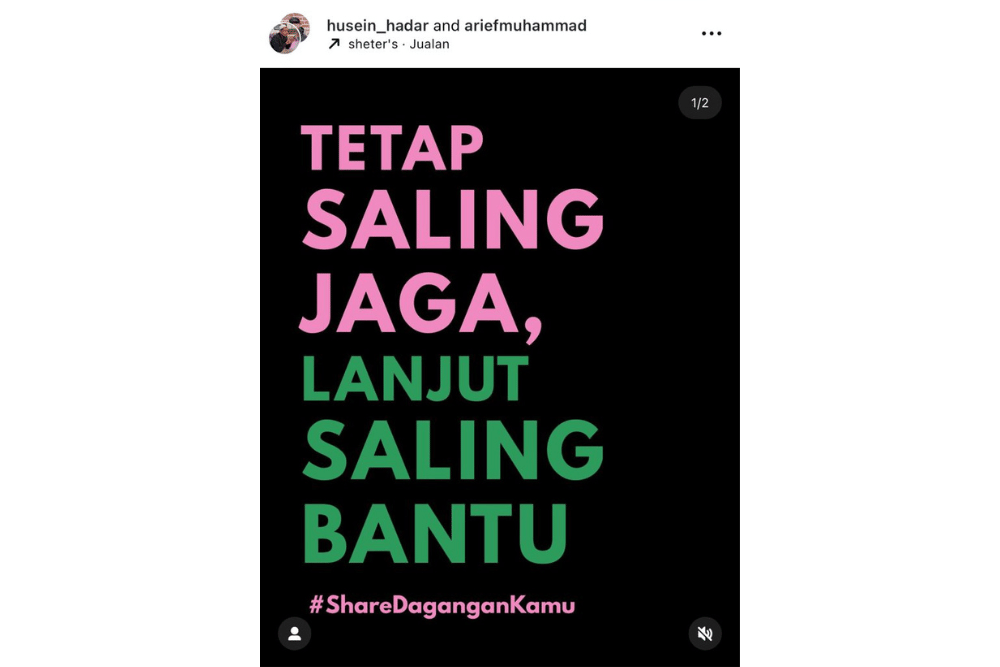 instagram.com/husein_hadar & ariefmuhammad