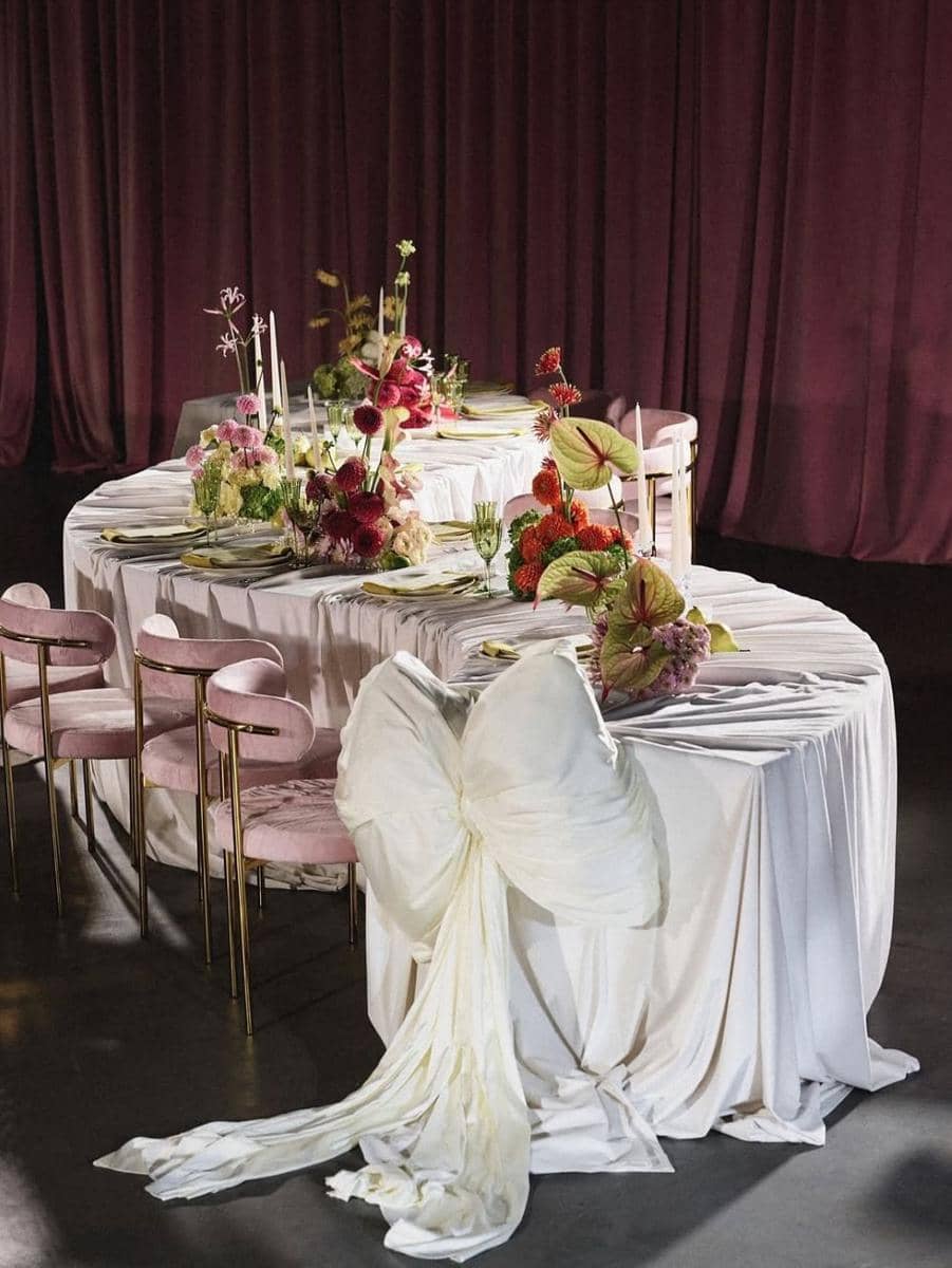 Inspirasi Pernikahan dengan Sentuhan Pink-Hijau