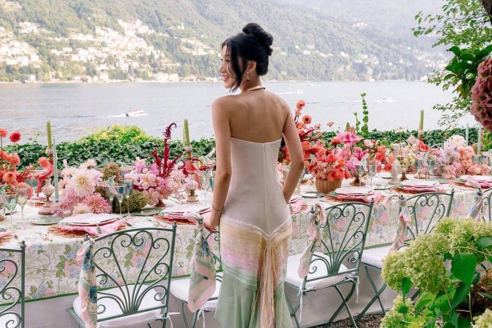 Inspirasi Pernikahan dengan Sentuhan Pink-Hijau