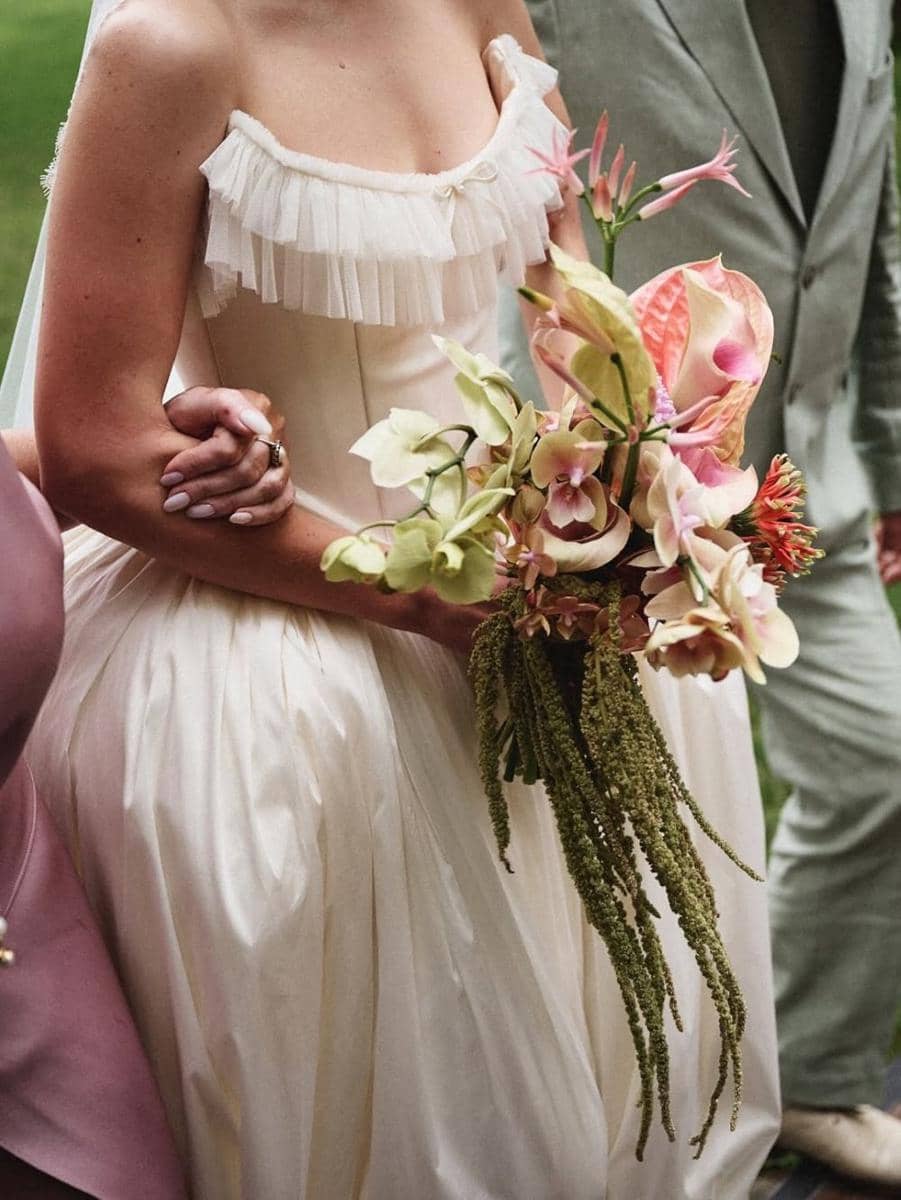 Inspirasi Pernikahan dengan Sentuhan Pink-Hijau