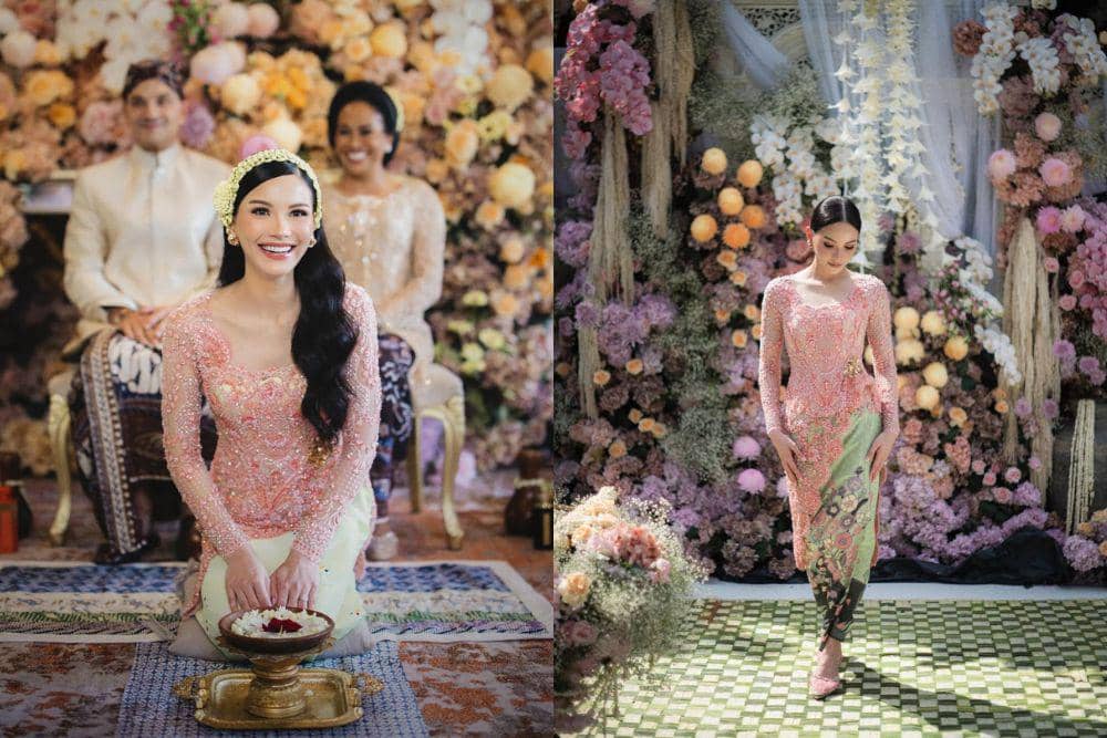 Inspirasi Pernikahan dengan Sentuhan Pink-Hijau