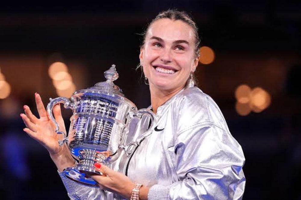 Aryna Sabalenka, petenis juara tunggal US Open 2025. (AP Photo/Yuki Iwamura via washingtonpost.com)