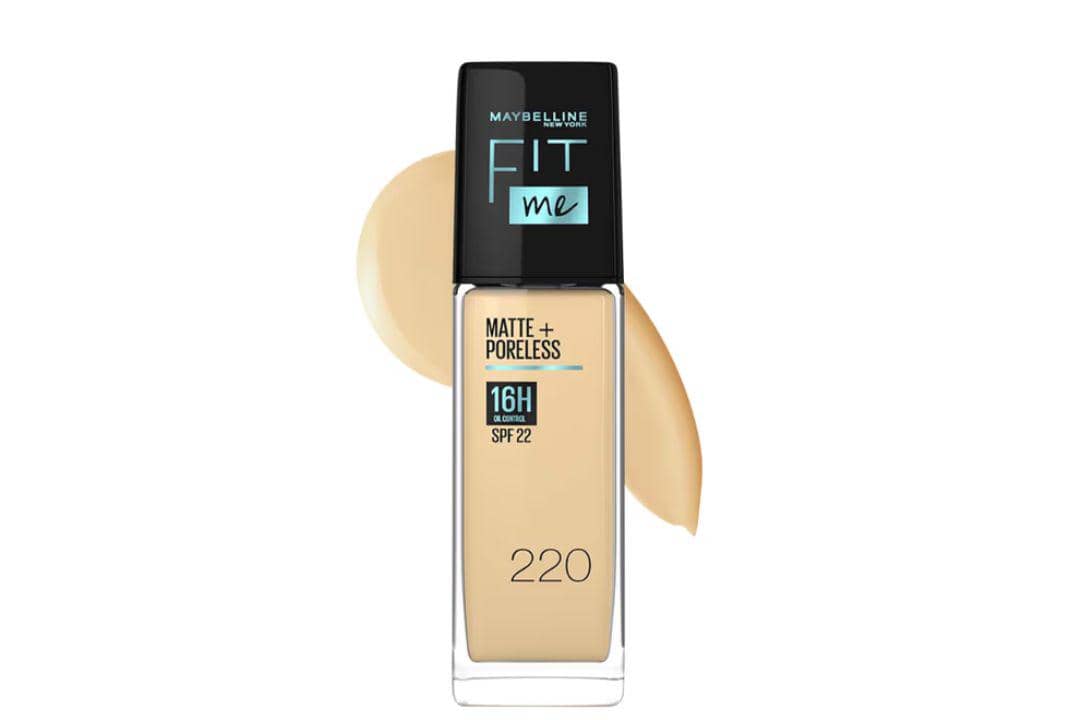 Potret Fit Me Matte + Poreless Liquid Foundation Natural Beige Maybelline