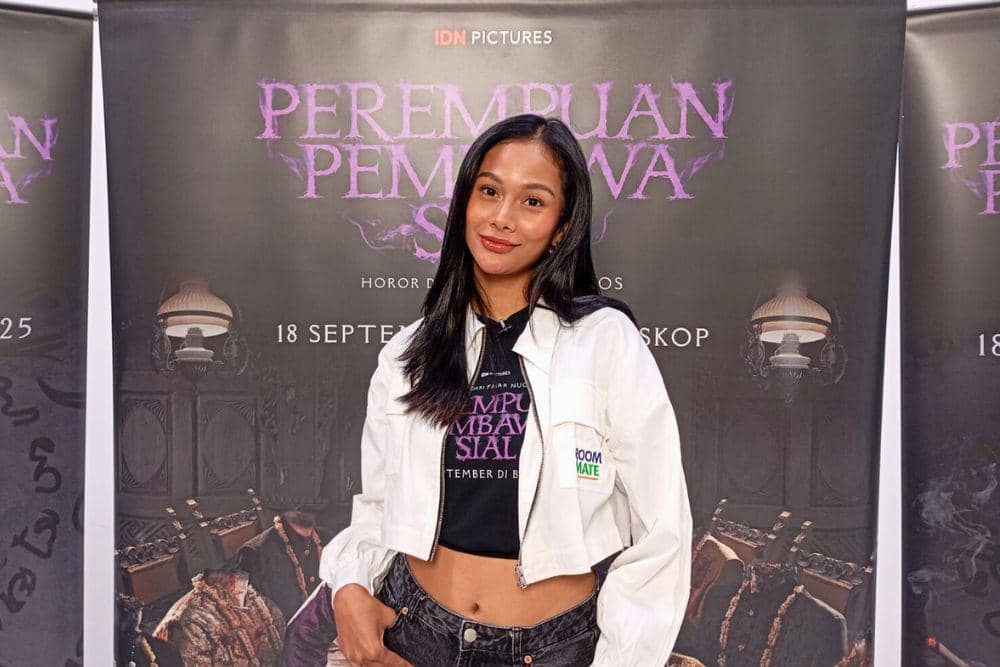 Aurra Kharisma, pemeran Laksmi dan Laweyan di film 'Perempuan Pembawa Sial'. (Dok. POPBELA.com/Evelyn Anggraini)