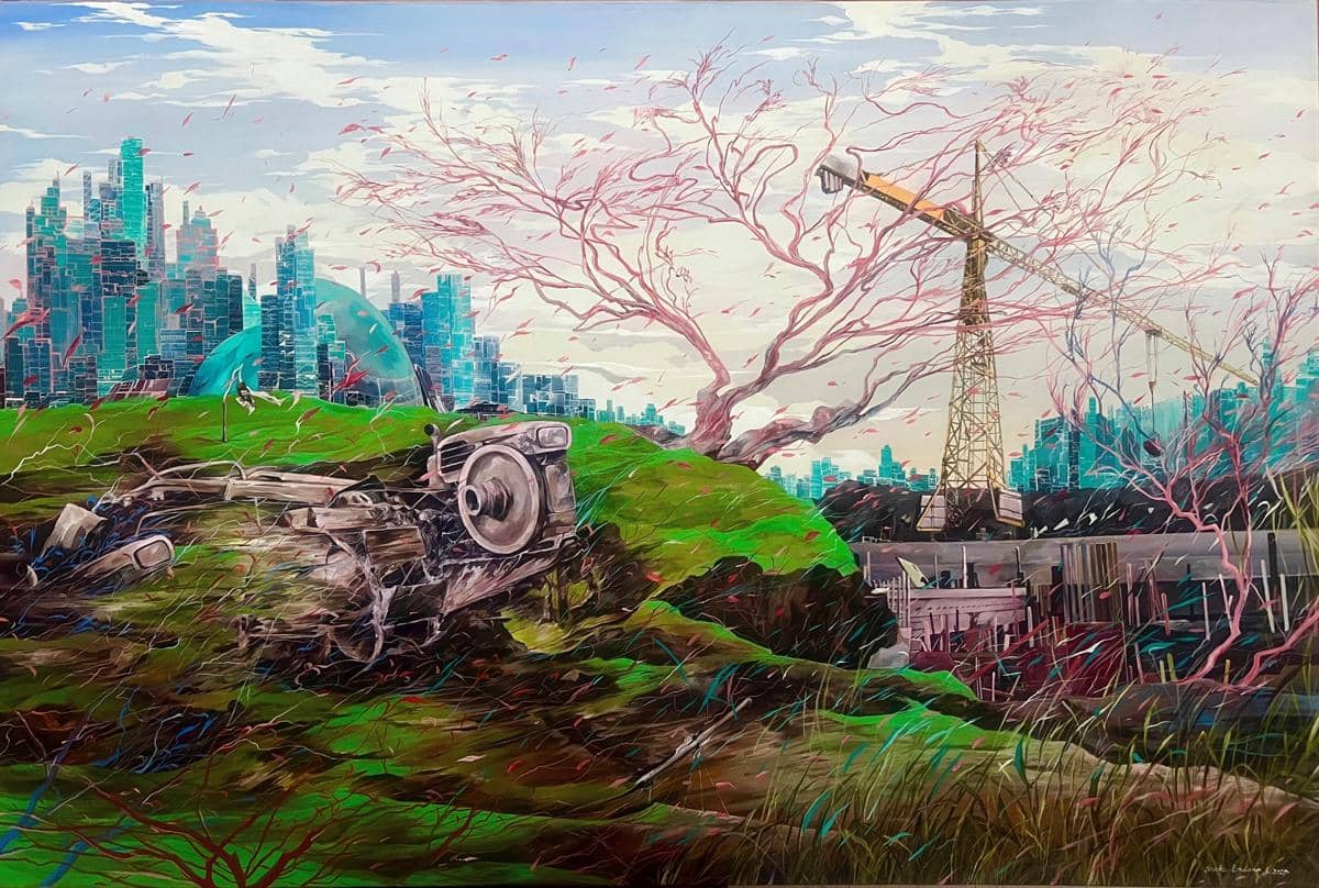 Pameran seni Lanskap di Antara Dua Latar - Prabu Perdana