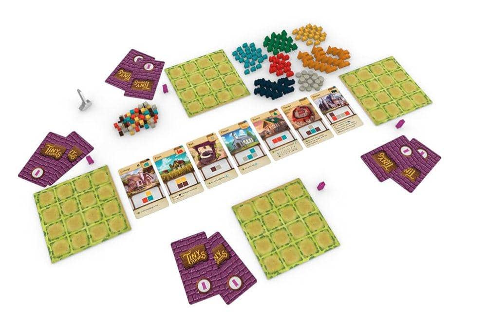 ilustrasi permainan Tiny Towns (amazon.sg)