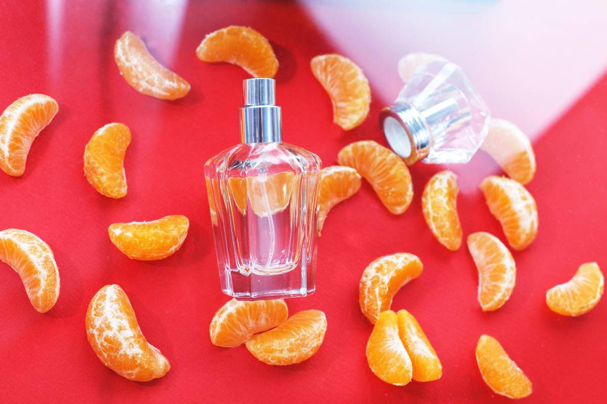 ilustrasi parfum aroma citrus