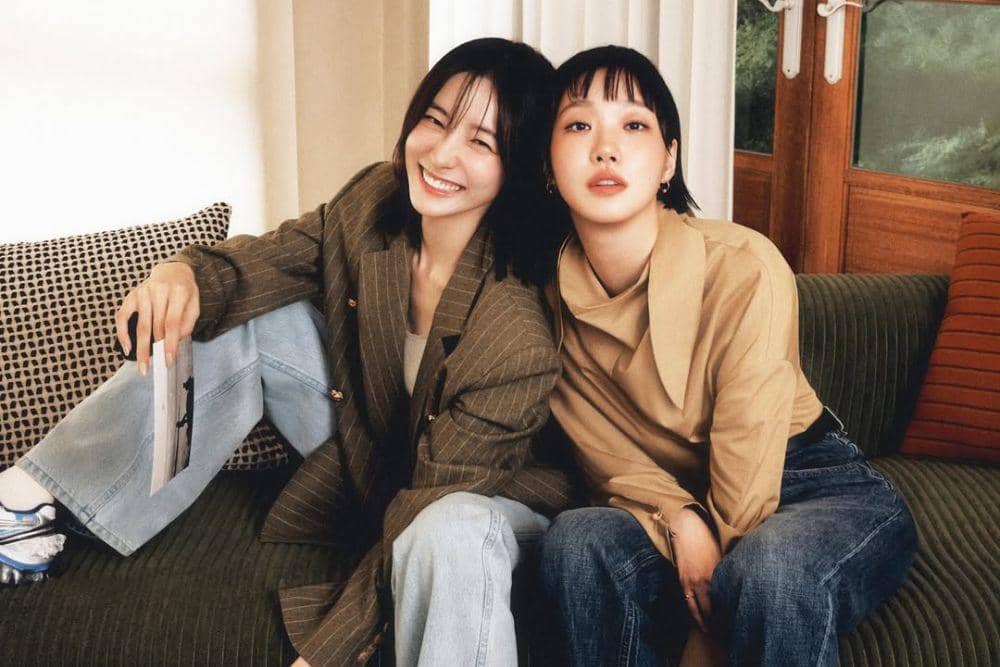 Potret Persahabatan Park Ji Hyun dan Kim Go Eun