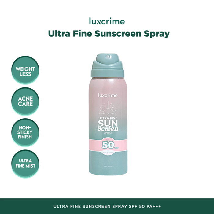 Luxcrime Ultra Fine Sunscreen Spray SPF 50 PA+++ 