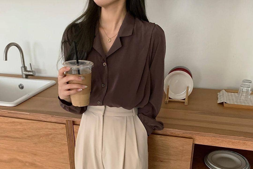 Milo dan cream menghasilkan tampilan lembut yang feminin.  pinterest/j e l l y