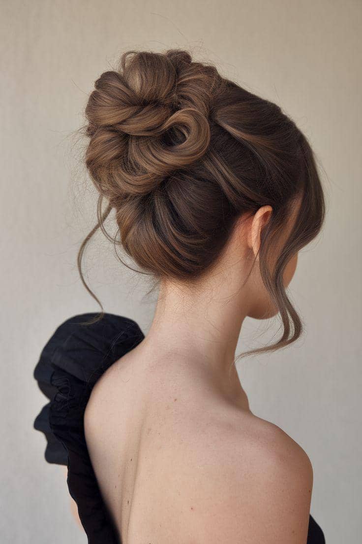 inspirasi tatanan sanggul untuk acara formal