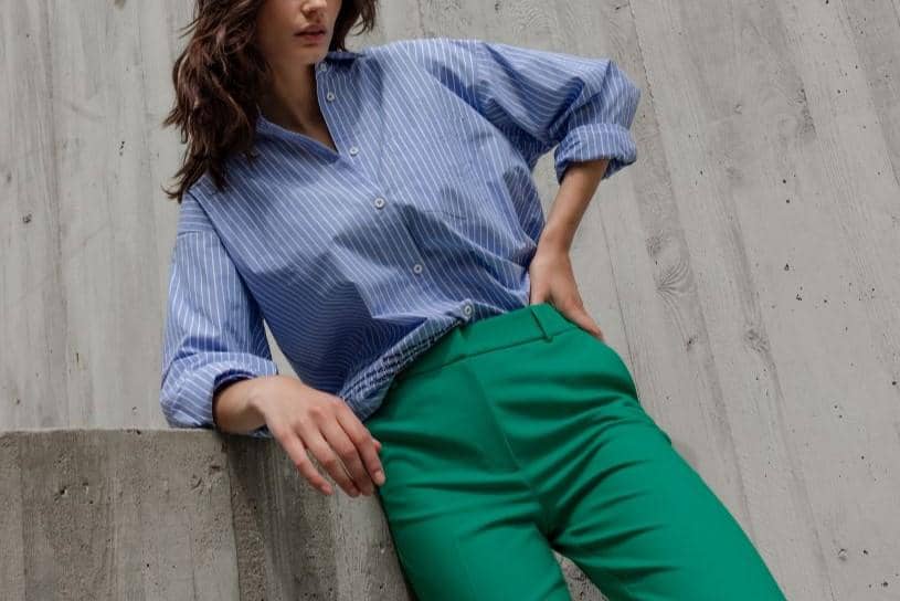 Hijau dengan sky blue memberi kesan segar dan cerah pinterest/Dulce