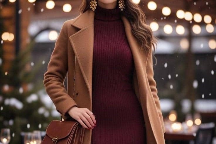 Maroon dan coklat tua menghadirkan nuansa hangat yang dramatis. pinterest/Ma' Yla