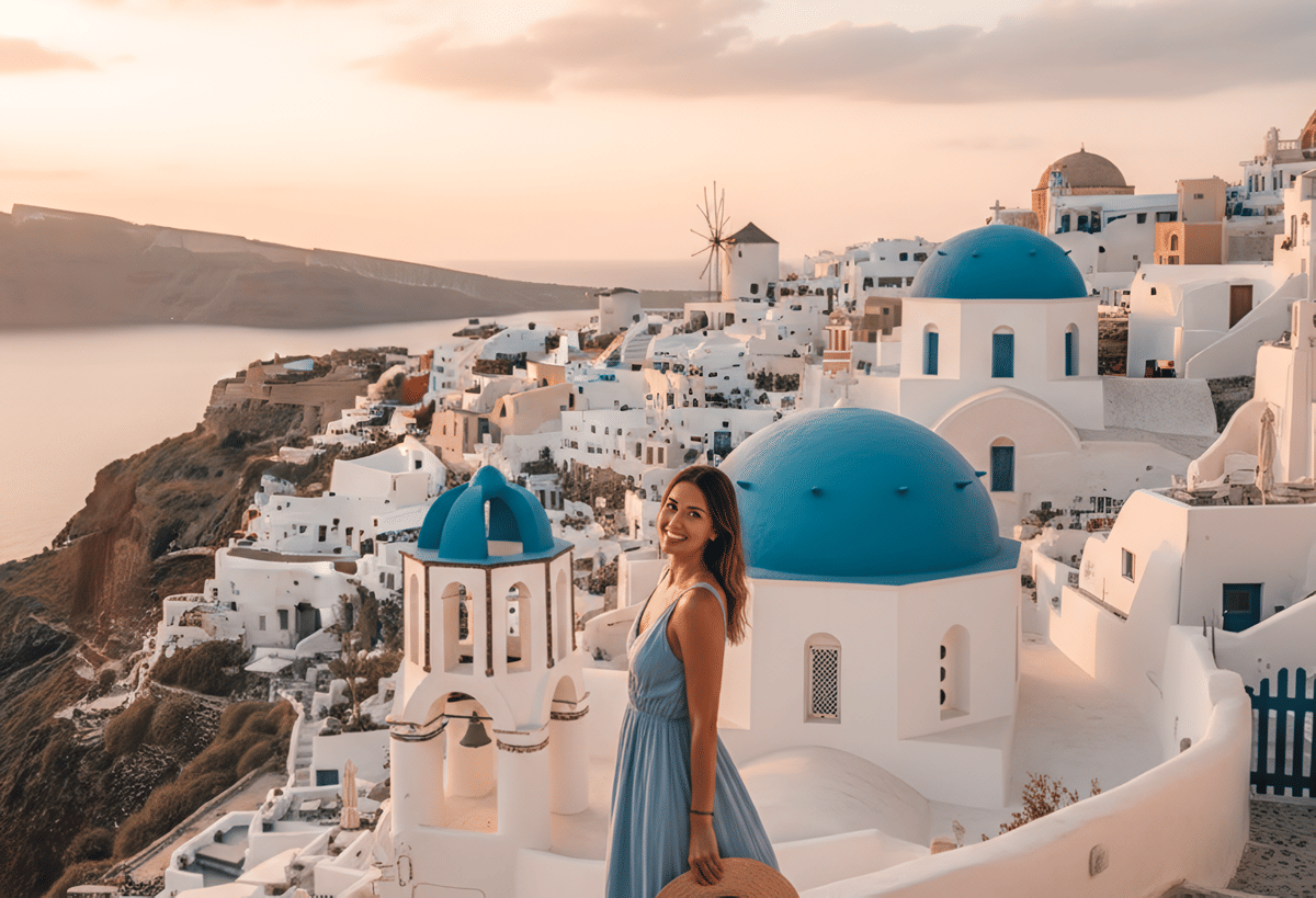 Cover Liburan di Luar Negeri Yunani Santorini